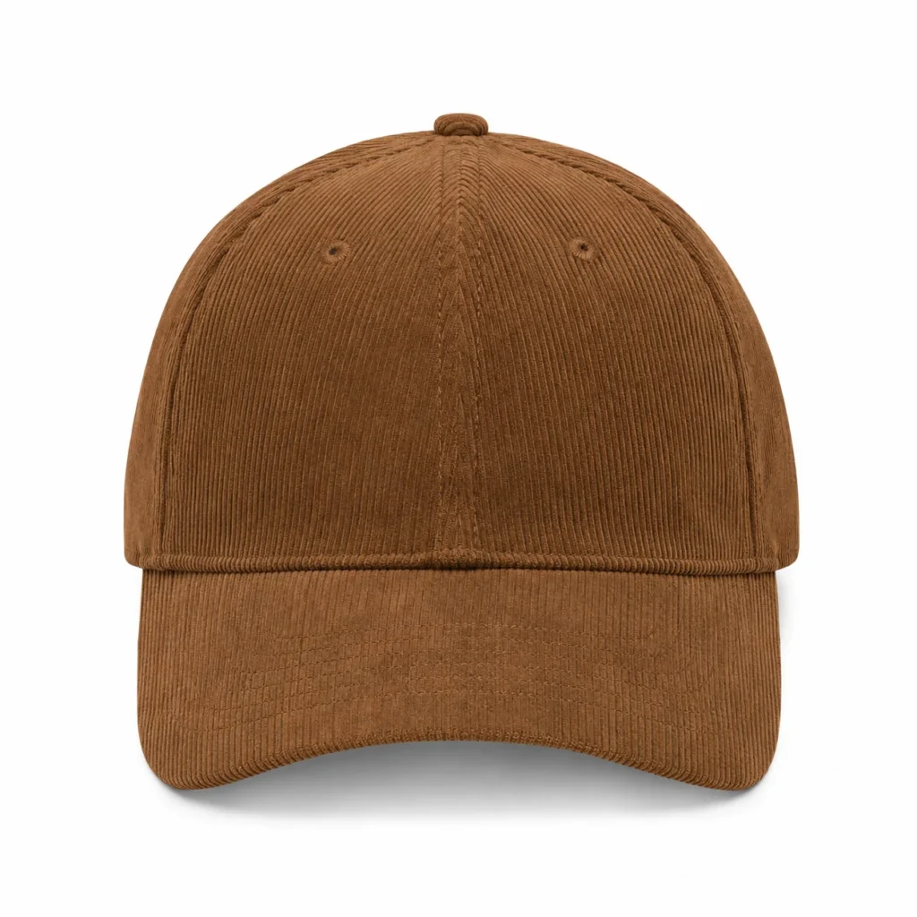 Gorra de corderoy clásica