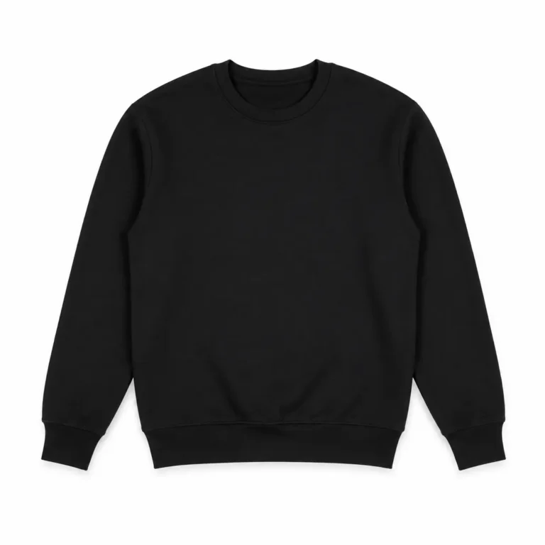 Buzo frizado cuello redondo talle especial