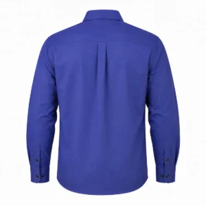 Camisa de trabajo Grafa Azul espalda
