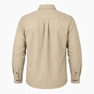 Camisa de trabajo Grafa Beige espalda