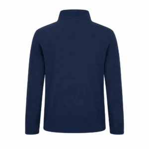 Campera polar unisex Azul espalda