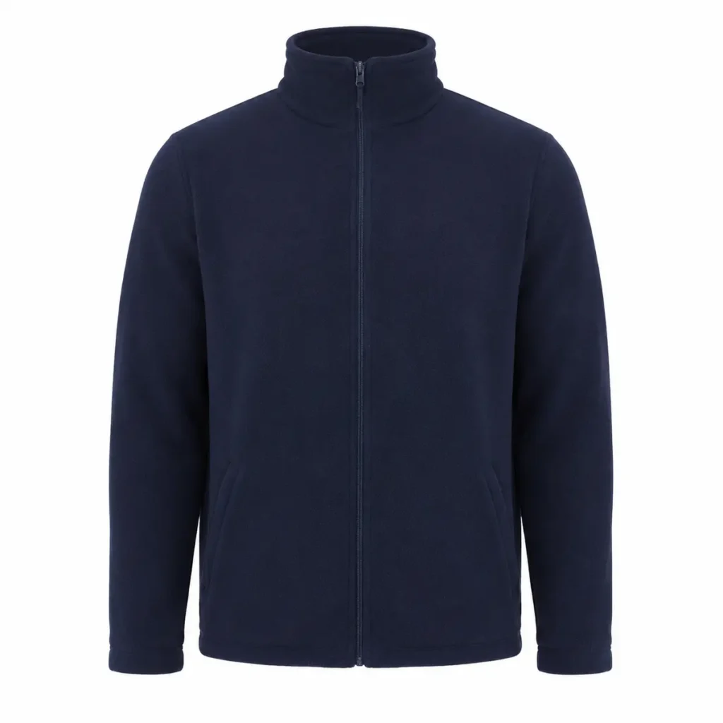 Campera polar unisex Azul frente