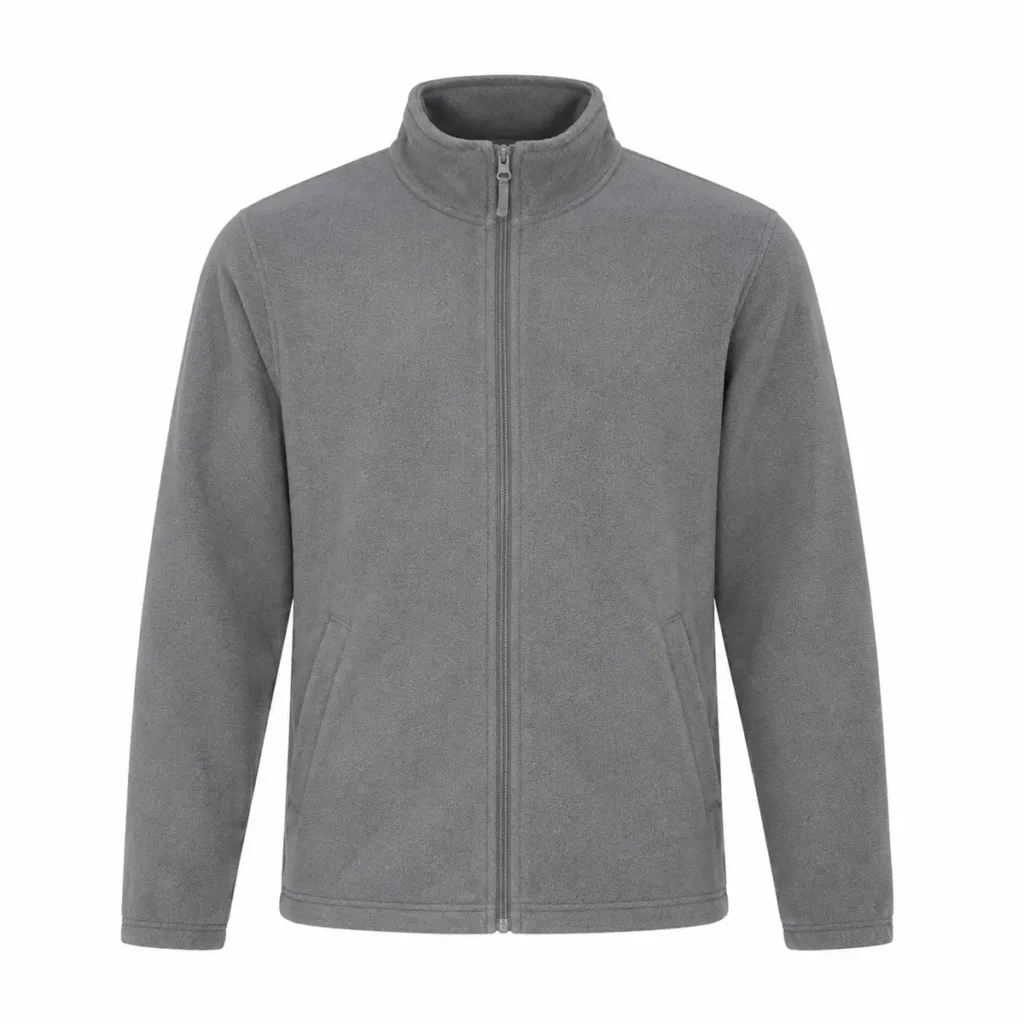 Campera polar unisex Gris frente