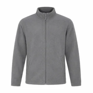 Campera polar unisex Gris frente