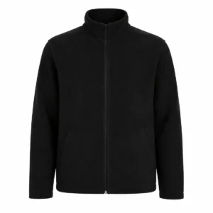 Campera polar unisex Negro frente
