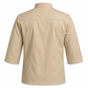Chaqueta de gabardina B/E Beige espalda