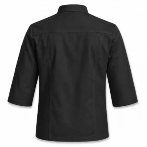 Chaqueta de gabardina B/E Negro espalda