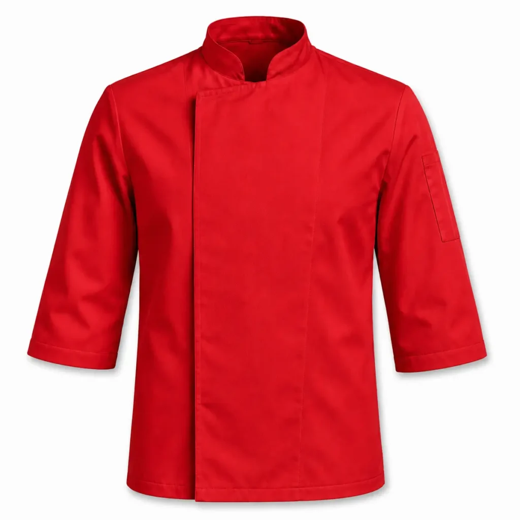 Chaqueta de gabardina B/E Rojo frente