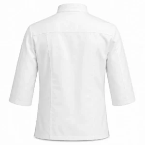 Chaqueta de gabardina clásica Blanco espalda