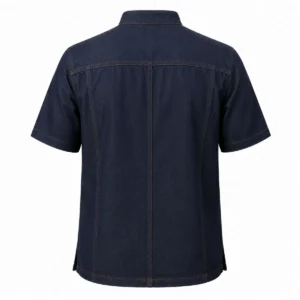 Chaqueta de jean Azul espalda