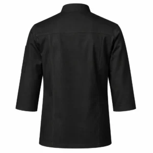 Chaqueta Mao clásica Negro espalda