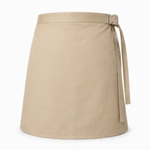 Faldón de gabardina Beige espalda