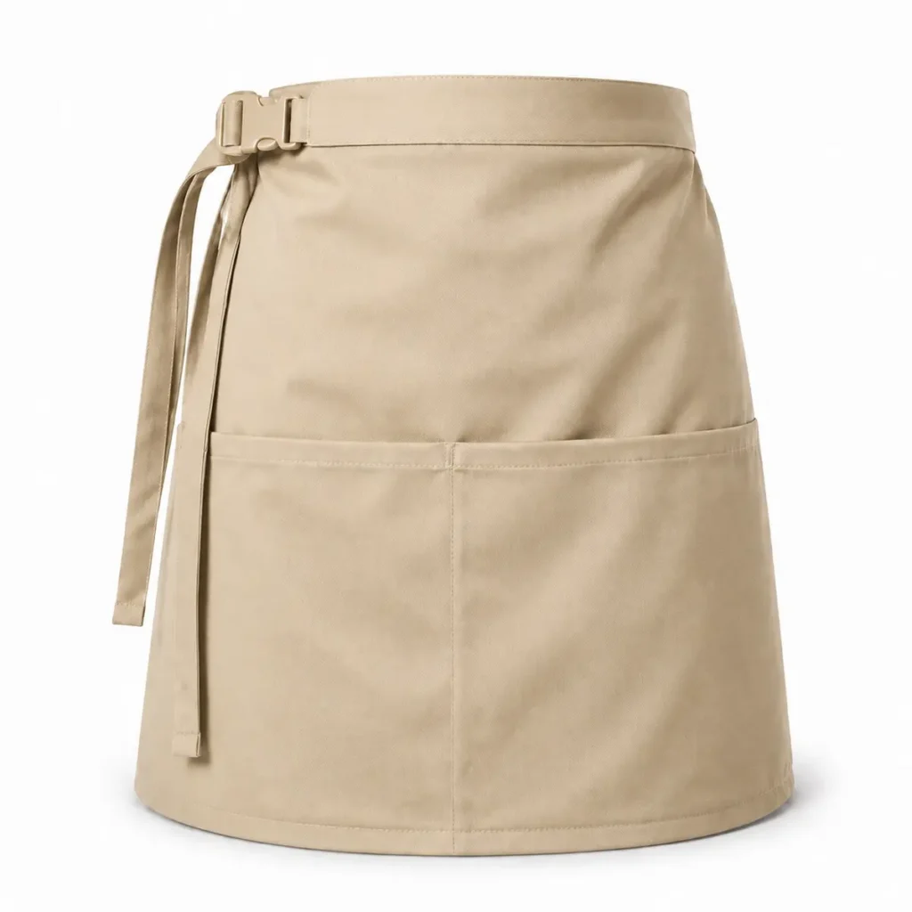 Faldón de gabardina Beige frente