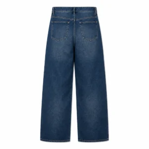 Pantalón jean baggy hombre Azul localizado espalda