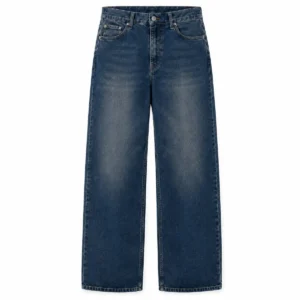 Pantalón jean baggy hombre Azul localizado frente