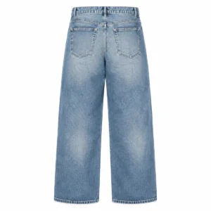 Pantalón jean baggy hombre Celeste localizado espalda