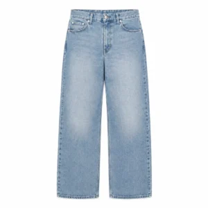 Pantalón jean baggy hombre Celeste localizado frente