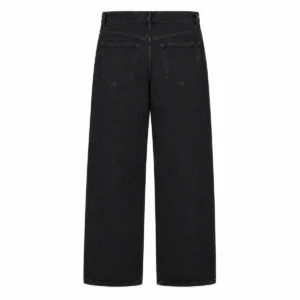 Pantalón jean baggy hombre Negro localizado (gris oscuro) espalda