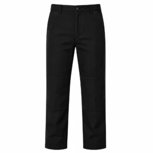 Pantalón de trabajo reforzado de gabardina 6 oz Negro frente