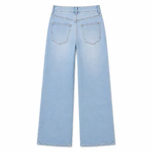 Pantalón wide leg mujer Celeste espalda