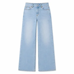 Pantalón wide leg mujer Celeste frente