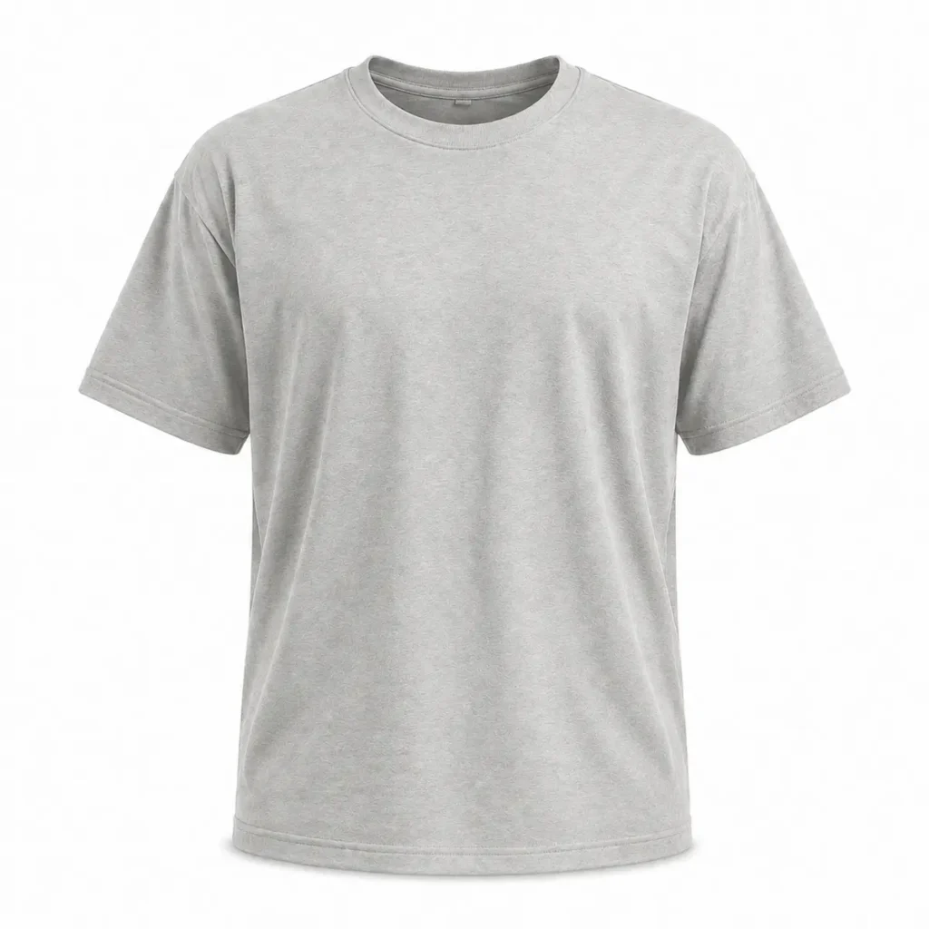 Remera clásica algodón 24/1 Melange frente