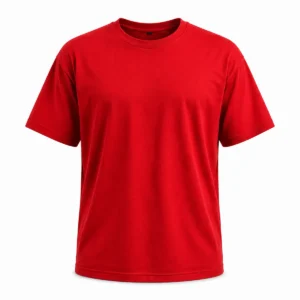 Remera clásica algodón 24/1 Rojo frente