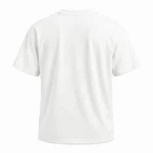 Remera clásica talle especial Blanco espalda