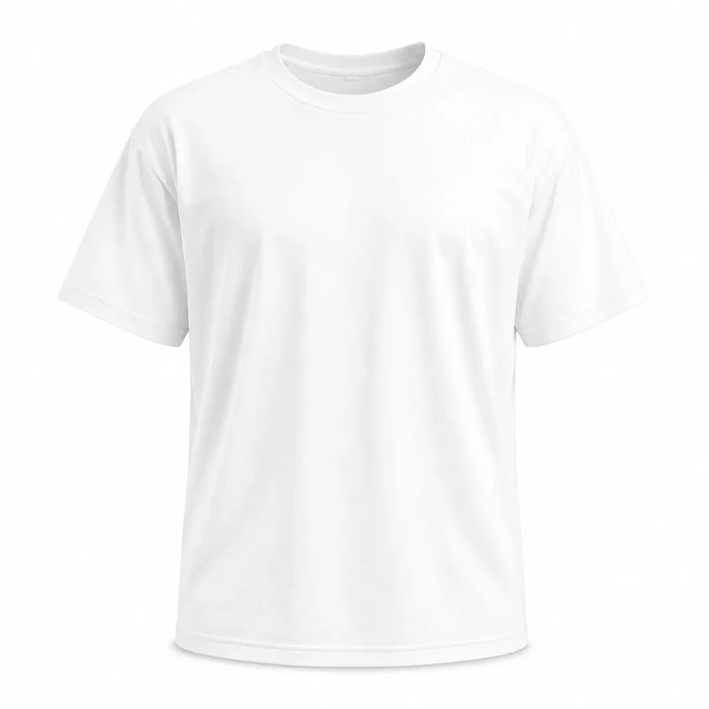 Remera clásica talle especial Blanco frente
