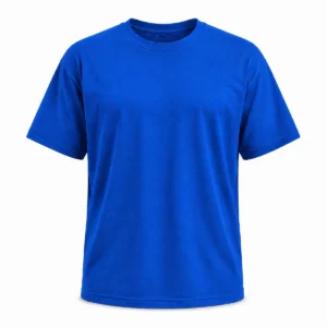 Remera clásica talle súper especial Azul Francia frente