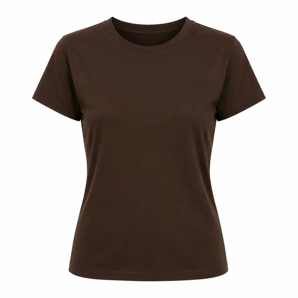 Remera mujer Chocolate frente
