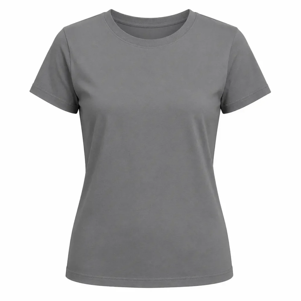 Remera mujer Gris frente