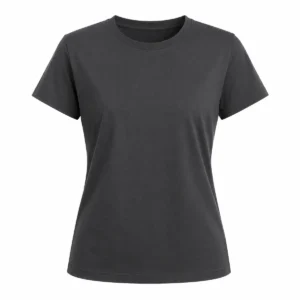 Remera mujer Gris plomo frente