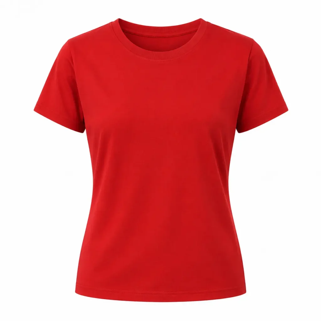 Remera mujer Rojo frente