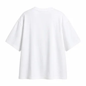 Remera oversize Blanco espalda