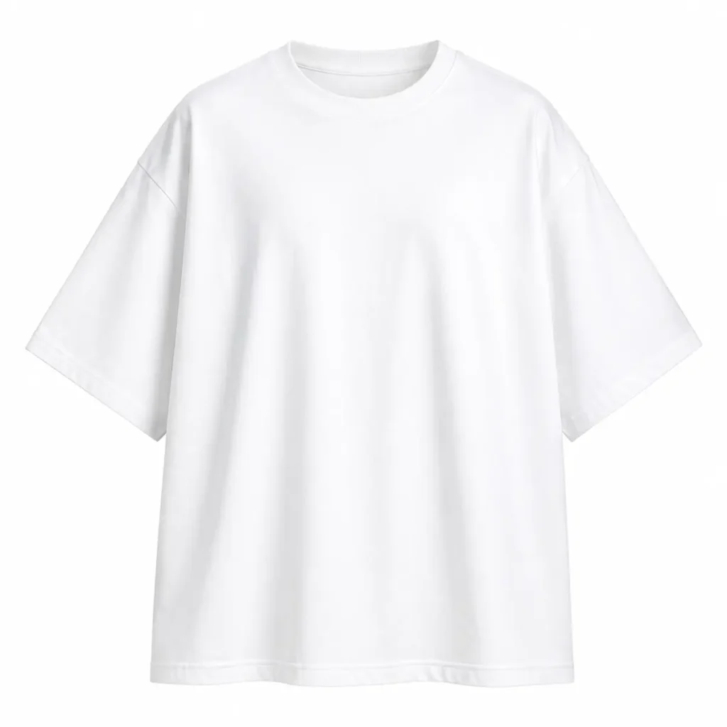 Remera oversize Blanco frente