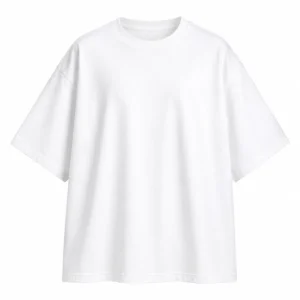 Remera oversize Blanco frente
